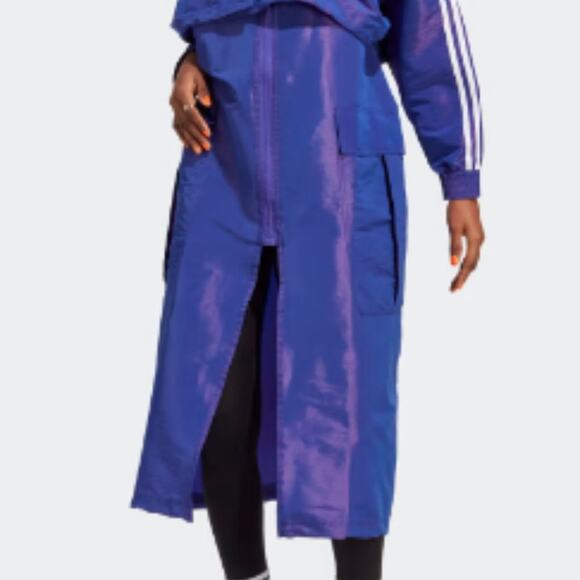 adidas Always Original Windbreaker Purple L - Picture 7 of 11